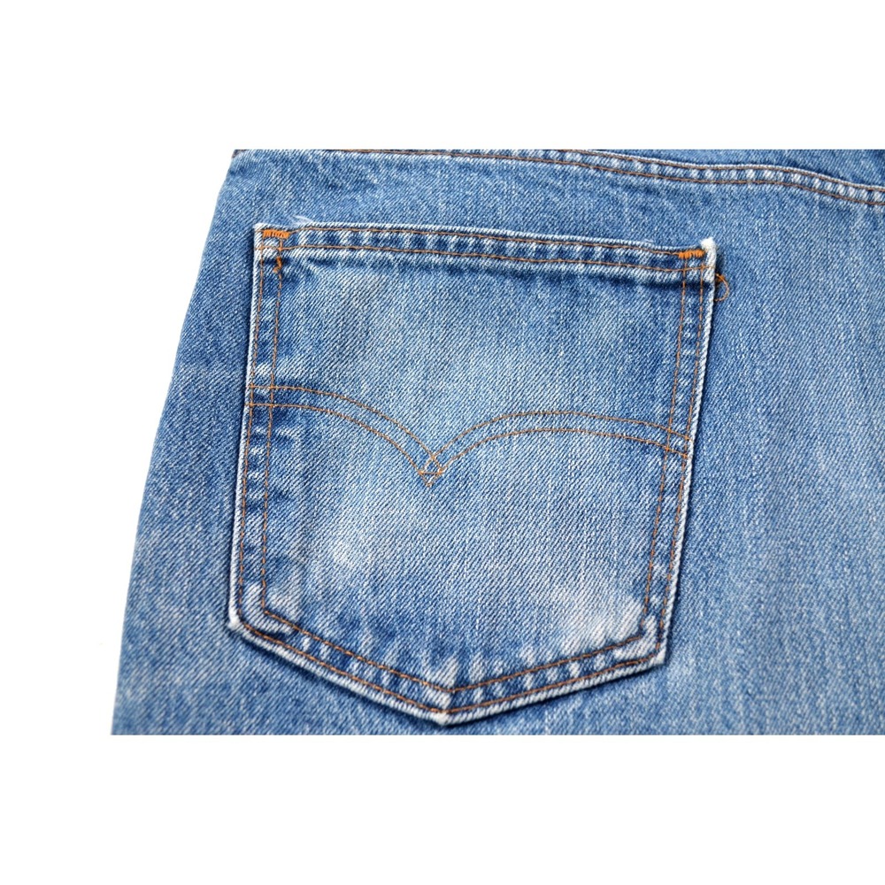 Vintage 1981 Levi's Orange Tab 517 USA Made‎ Bootcut Jeans Distressed Fade 42x34 - Picture 8 of 16
